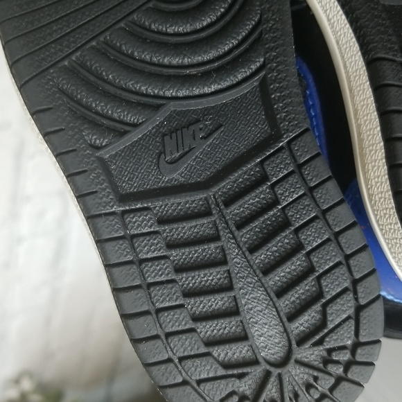 Jordan 1 Mid Hyper Paint Splatter 7C Toddler Blue Black - Picture 11 of 16